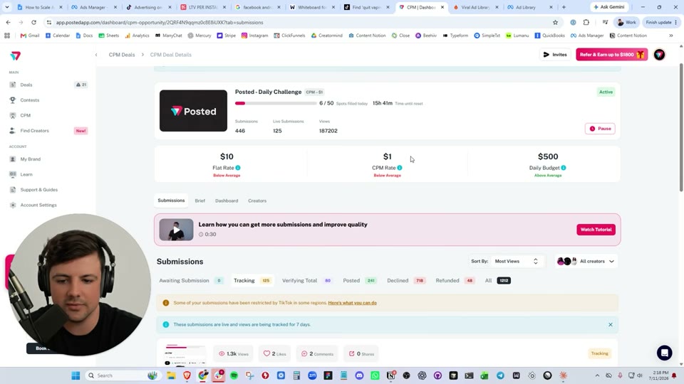 Posted CPM 캠페인 대시보드
