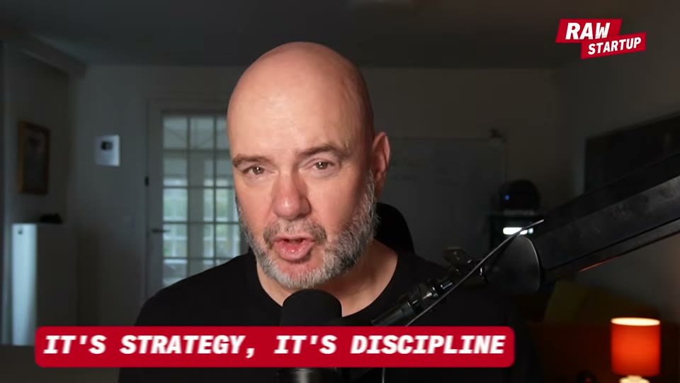 It's strategy, it's discipline