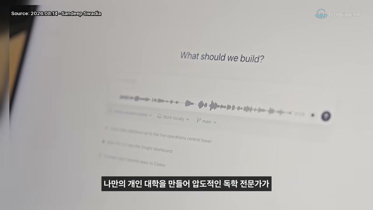 영상 인트로, 자신만의 대학을 만드는 법 소개