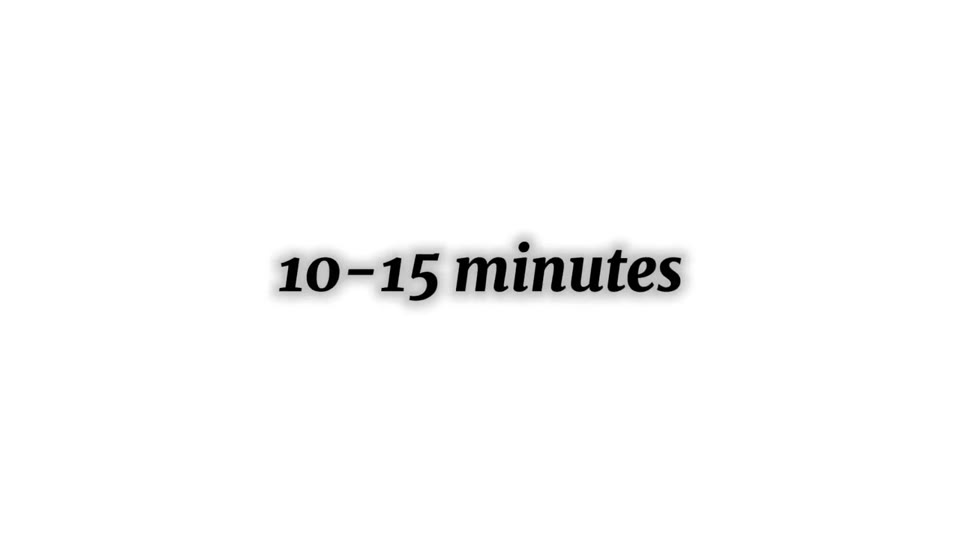 10-15 minutes 텍스트 화면