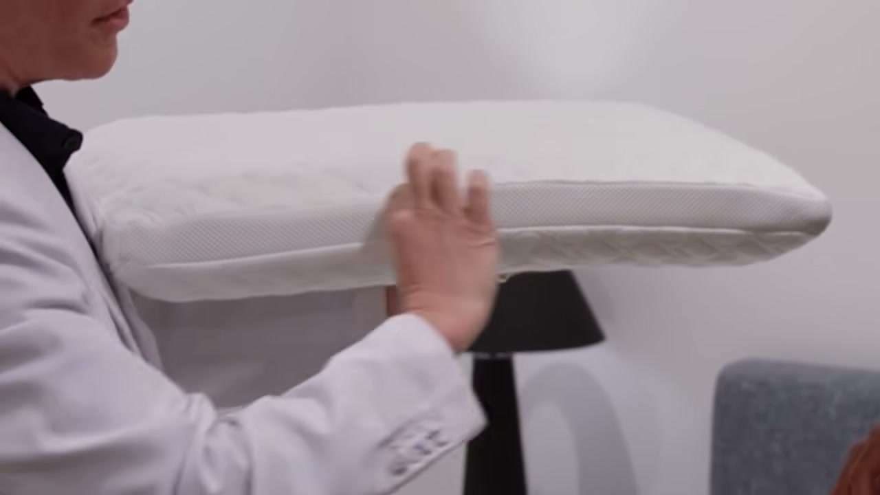 다양한 베개를 이용한 피팅 시연
