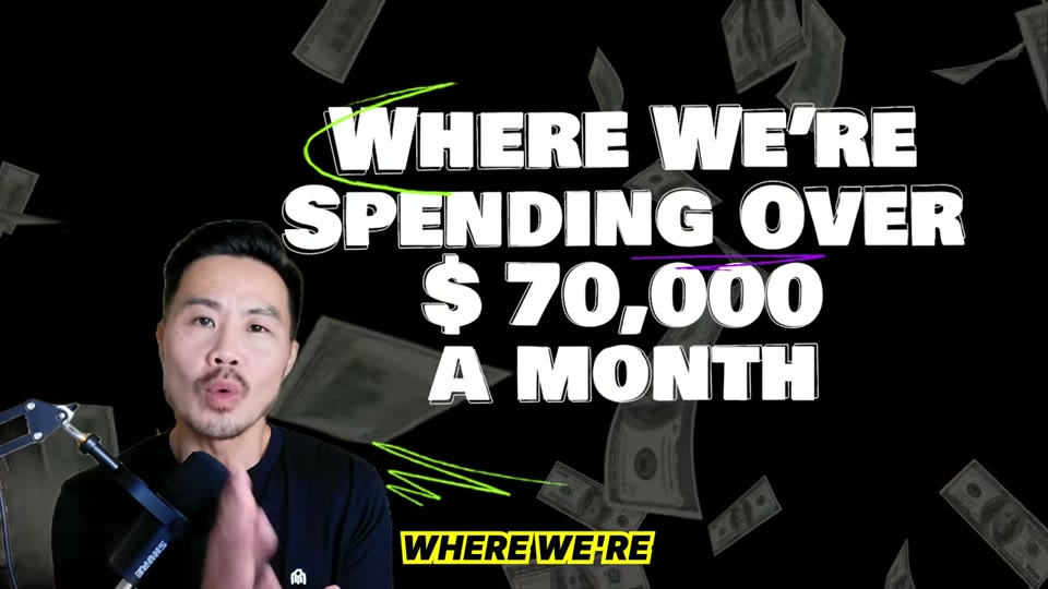 Where we're spending over $70,000 a month 타이틀 카드