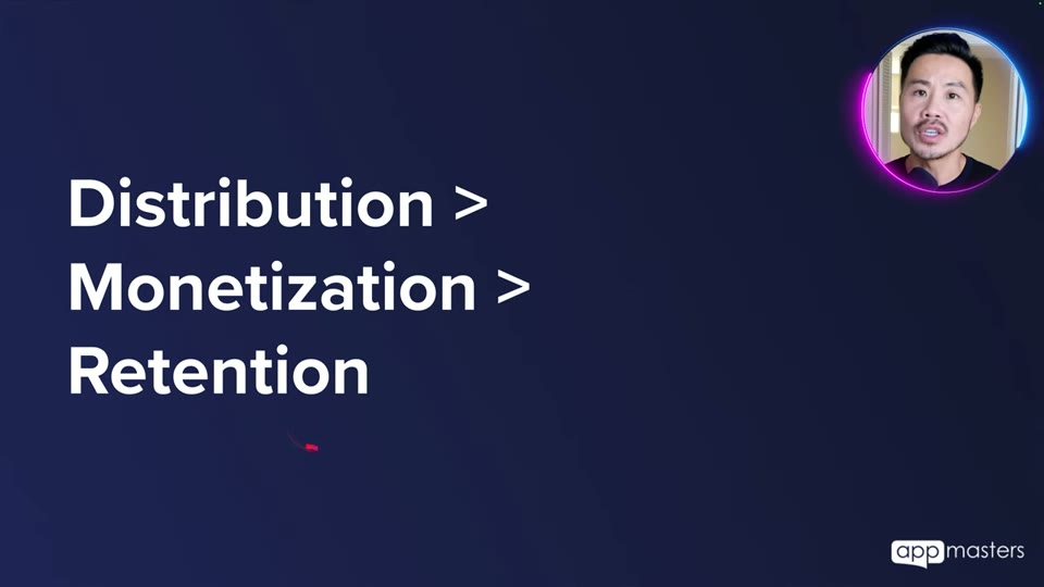 Distribution, Monetization, Retention 슬라이드