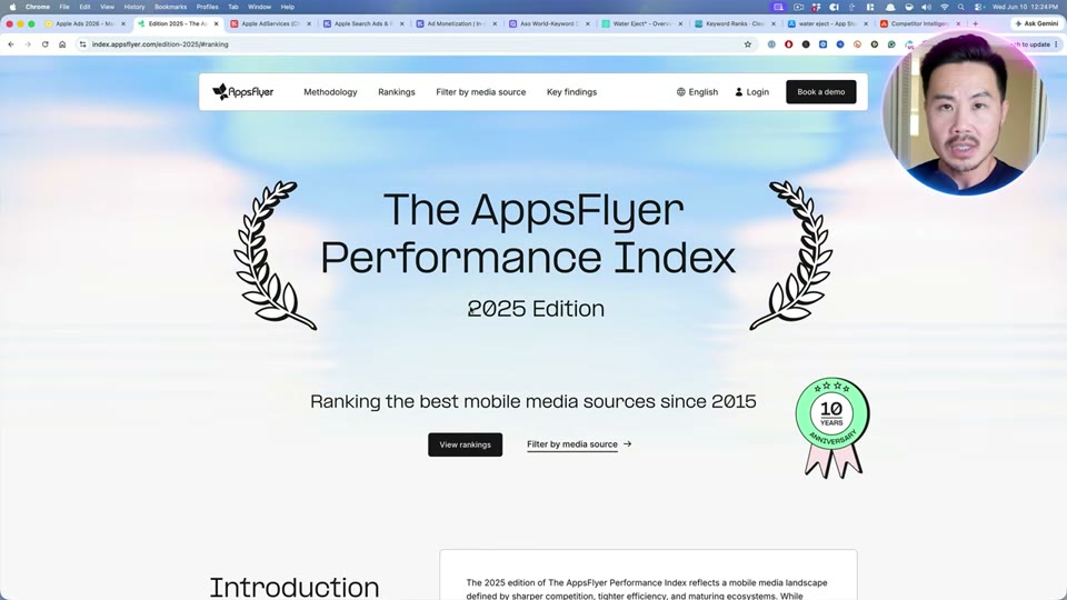 AppsFlyer Performance Index 2025 Edition 화면