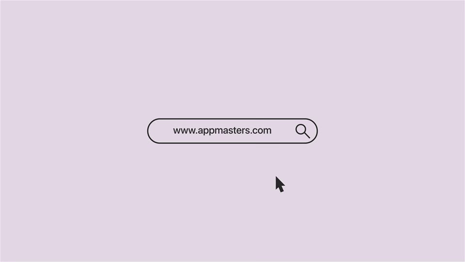 www.appmasters.com 검색창 화면