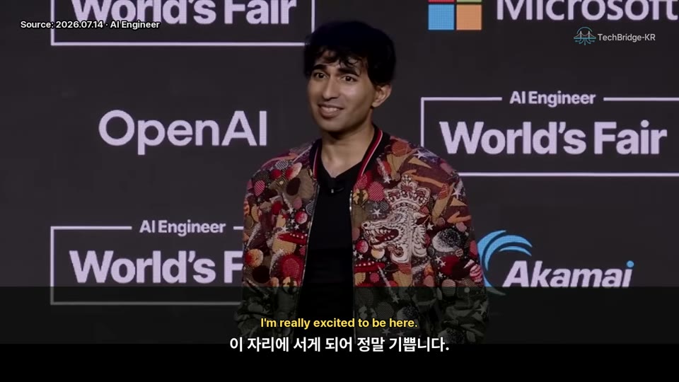 Addy Osmani, AI Engineer World's Fair 무대 인사